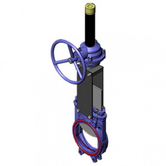 Задвижка шиберная CMO DN1100, PN2 - AB-01-0150-PN8-R-E