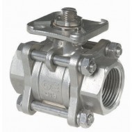 Шаровый кран, 2-ходовой, 3-х составной,нерж. сталь, Dn8-100, Pn63 BSP/ NPT/под приварку внахлест/под приварку встык