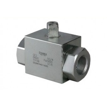 Шаровый кран, 2-ходовой, углерод. сталь, Dn8-50, Pn350-400 BSP/NPT/приварка встык/приварка внахлест