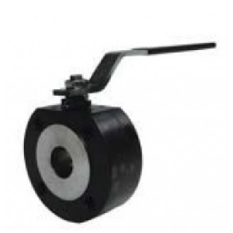 Шаровый кран, 2-ходовой,фланцевый, тип WAFER, углерод. сталь, Dn15-150, Pn16-40